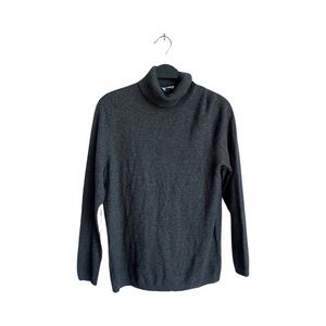 Lark & Ro grey wool blend turtleneck size XL